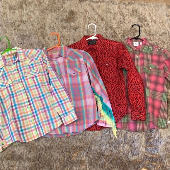Wrangler Other - Girls show shirt bundle